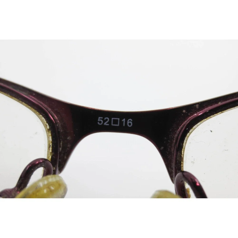 Kay Unger New York K193 BUR Burgundy Cat Eye Floral Filigree Eyeglasses